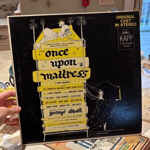Once Upon a Mattress Vinyl Record original vintage broadway cast